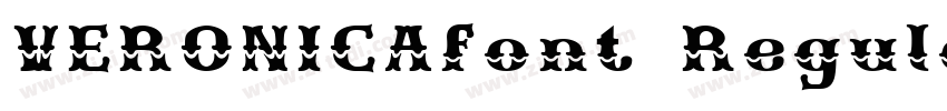 VERONICAfont Regular字体转换